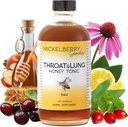 Micelberry Gardens Throat & Lung Honey Tonic: Wellness Szirup, Natural Sore Throat Relief, Immuntámogatás és Köhögés-kiegészítő felnőttek és gyerekek számára (4 oz)