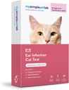 MySimppetLab Macska fül fertőzés teszt Kit, Vet jóváhagyott, Detects Yeast & Bacteria, Mail- in Kit, Gyors eredmények, Könnyen otthoni használata szaglás, Itchy Fülek, Támogatja a macska fül egészség