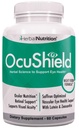 OcuShield Eye Health Vitamin Support for Healthy Eyes, Night Vision with Saffron, Lutein & Zeaxantin, Eye Nutritents to Protect & Spimulate Ocular Health, Egy üveg