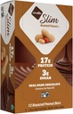 Nugo Slim Dark Chocolate Pörkölt Mogyoró, 16g Protein, 2g Sugar, 7g Fiber, Low Net Carb, Keto Friendly, Gluten Free, 12 gróf