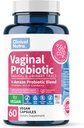 Klinikai Nutra Vaginal probiotikumok nők pH egyensúlya, Vaginal Odor Control Prebiotics & Lactobacillus Blend - Womens Health Supplement Egészséges Vaginalis Flora támogatás 60 kapszula