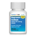 HealthCareAisle Naproxen Sodium, 220 mg - 200 caplets - Schmerzrelief und Fever Reducer, Bis zu 12 Stunden Relief