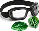 3D Dry Eye Relief szemüveg nedves párna és kényelmes puha Cushion - hidratáló szilikon száraz szem maszkok hidratáló kamra tervezés, univerzális Fit a nap és az éjszaka (átlátszó)