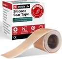 Védje Life Silicone Scar Sheets 1.6 "x 118" Roll- 3M - Orvosi fokozatú Scar szalag Keloid Bump Removal - Újrahasználható szilikon szalag Scar Removal Strips, foltok sebészeti hegek, C szakasz