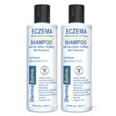 Dermasolve ekzema Relief Shampoo - Flure Control Scalp & Dandruff Free Therapy That Protects, Nedvesség, és Javítások Skin for Kids & Surfast - Steroid Free (2- Pack)