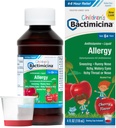Bactimicina Children 's Liquid - Kids Medicine - 6 éves és idősebb - Sweet Cherry Flavor - 4 Fl OZ