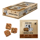 GetUp - Caffeined Granola Bites - Chocolate Mocha (10 Pack) - 100 mg koffein Energy Bites - Alacsony kalóriatartalmú, gluténmentes, 0 Seed Olajok - Elő- Edzés Portable Snack - Kávépótlás - Alacsony cukortartalmú Energia