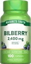 Nature 's Truth Bilberry Extract Kapszula 124; 2400mg
