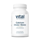 Vital Nährstoffe Calcium-Zitrat und Malat-Komplex 150mg | Vegan-Ergänzung | Unterstützung Knochenstärke, Muskel-und Herz-Kreislauf-Gesundheit* | Gluten, Milch und Soja Kostenlose | 100 Kapseln