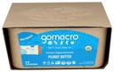 GoMacro MacroBar Organic Vegan Protein Bars, Mogyoróvaj, 2.3 Ounce Bars (12 darabos csomag)