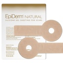 EpiDerm Areopexy Silicone Scar Sheets - Újrahasználható, Wasable & Testreszabható Emlőcsökkentés & Post Op Breast Surgery Essentials - Lollipop Professional Scar Patches - Természetes, 1 pár