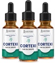 Indokolt laboratóriumok (3 Pack Cortexi Fülcseppek Cortexi Egészséges dobhártya Olaj Támogatja egészséges fülek Premium keverékét esszenciális olajok 3 palackok