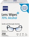 ZEISS előnedvesített lencse tisztítás törlőkendők 70% alkohol, 250 gróf