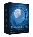 Herbatonin 3mg - Az egyetlen természetes növény Melatonin természetes alvás ciklus, testóra és circadian ritmus támogatás Jet Lag, 60 Vegan kapszula (60 napos ellátás)