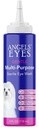 ANGELS 'EYES Multi- Cost Sterile Eye Wash 4 oz Eye Cleaner and Rinse, Tear Sein Reducer for Allergia, Deution, Mutus, Irritation and Weepy Eyes for All Dogs with Boric Acid