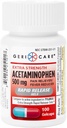 Gericare Extra Strength Acetaminophen 500mg Rapid Release Gelcaps, Pain Relief 100 Count (1-es csomag)
