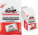 Fisherman 's Friend Cough Drops, Cough Suppressant and Sore Throat Lozenges, Original Extra Strong, 10 mg mentol, 480 Drops (12 db 40 darabos csomagolás)