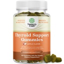 Natings Craft Vegan Thyroid Gumies tengeri Moss - Pajzsmirigyek átfogó támogatása férfiak és nők jód szelénium és más erős vitaminok - Gelatin- Free Non-GMO 120