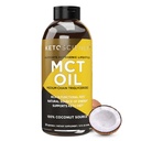 KETO TUDOMÁNYA Ketogén MCT Olaj, étrend kiegészítés, készült 100% Kókuszdió, Promotes Energy, ízesítetlen, 15 Fl Oz