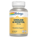 SOLARAY Kolin & Inositol 250 mg d.m. 124; Két- Nutrient Combo az egészséges zsíranyagcseréhez, Agyfunkció támogatás