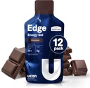 UCAN Edge Energy Gel Shots, Csokoládé (12, 2 Ounce Packets) for Running, Edzés, Edzés, Fitness, Kerékpározás, Crossfit Wagner 124; Sugar- Free, Vegan, & Keto Friendly Energy