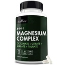 BioSchwartz Magnézium Complex Supplement (90 kapszula) 350mg Magnézium Glicinate Citrate Malate és Taurate Per Serving egészséges idegek Muscles Heart Sleep Support (Vegan, gluténmentes, nem GMO)