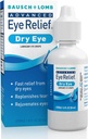 Bausch & Lomb Advanced Eye Relief, Kenőanyag Eyedrops for Dry Eye, Moisturizing & Soothing, Feltöltik könnyek a Fast & Long- Lasting Relief, 1 Fl Oz (3-as csomag)