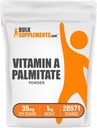 BulkSupplements.com A-vitamin Palmitát por - Retinol Palmitát, A-vitamin kiegészítés Immun & Eye Supplement - Gluten Free, 35mg per Serving, 1 kg (2,2 kg) (1x csomag)