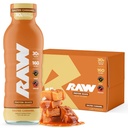 RAW Ready- to- Drink fehérje shake, sózott karamell - RTD fehérje italok Grass- Fed savó fehérje izolátum post- Workout - Zero- Sugar & Gluten- Free Meal csere ital és reggeli shake, 12 Fl Oz