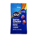 GU Energy Chews, Rainbow Mix Energy Gumies Electrolytes, Dairy- Free, On- The- Energy for any workout, 12 Bags (24 Servings Total)