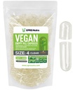 XPRS Nutra mérete 4 üres kapszula - 1000 Count Small Clear empty Vegan Capsules- vegetáriánus tabletták - DIY növényi kapszula töltelék - tölthető Do- It- Yourself Veggie Caps kiegészítők