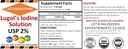 1x16 Organic Lugol 's Jodine and Kálium Iodide 2% Solution 3000 mcg -Liquid Supplement Drops for Thyroid Support for Women & Men, Metabolic Health, Detox Boost -16 Fl Oz / Ships Today!
