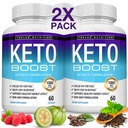 Keto Boost Diet Pills Ketosis kiegészítés - Természetes exogén Keto Formula Support Energy & Focus, Advanced Ketones for Ketogen Diet, a férfiak számára