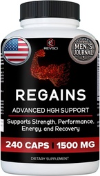 HGH kiegészítők férfiak és nők - Reains Natural anabolikus izom növekedési épület és emberi növekedési hormon férfiak, Izom Építő férfiak, Izom Recovery Post Workout kiegészítés, 240 fehérje tabletták