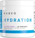 Kaged Hydration Electrolytes Promote 124; Gleccser Grape 124; Hydra- Charge Sports Drink Mix 124; Pre, Post, Intra Workout, 124; Low Carb, Vegan, Gluten Free Women 124; Supplements for Men & Women