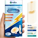 Medtecs Hydrocholoid Gel Bandage, Ellipse 20ct + Strip 10ct, Long- Lasting, Vízálló Adhezive for First Aid, Advanced Cushion for Buborékcsomagolás Prevention & Weund Care, 2X Fast Healing for Heel, Fingers & Toes