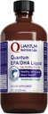 Quantum Nutrition Labs EPA / DHA Liquid - Omega 3 Fish Oil Liquid, Omega 3 Liquid Fish Oil Supplement felnőtteknek, Joint, Heart, & Brain Health Support - 8 Fl Oz palack