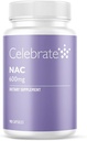 Vitaminok NAC (N-acetil-cisztein) kiegészítés, 600 mg / kapszula, glutén mentes, nem-GMO, 90 kapszula