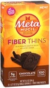 Metamucil Fiber Thins, csokoládé, 12 csomag, 9.3 oz - 2 doboz