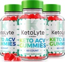 NutraRize (3 KetoLyte Keto ACV gumi, fejlett formula, Keto Apple Cider Vinegar 1000MG kiegészítés, All Natural Keto ACV Vitamins, Official Keto Lyte Vélemények (180 gumi)