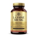 Solgar L- Lysine 500 mg - 100 növényi kapszula - Skin & szövet támogatás - Non-GMO, Vegan, Kosher, Gluten Free - 100 adag