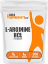 BulkSupplements.com L- Arginine HCl Powder - Nitric Oxide Supplement, Arginine Powder - Unflavoled & Gluten Free, 5g per Serving, 1 kg (5 kg-os csomag) (11 £)