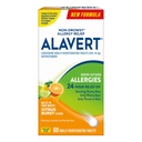 Alavert Allergia 24 Óra megkönnyebbülés, Citrus Burst Flavor, Orally Disintegration Allergy Tablets, Nem-álmosság Antihisztamin, Lorazine 10 mg, 60 gróf
