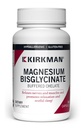 Kirkman - Magnézium Bisglicinate Pufferált kelát - 180 kapszula - Relaxátorok Idegek és izmok - Promotes Nyugalmas alvás - Hypoallergén