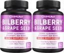 Bilberry kapszula Bilberry, Grape Seed, Répa, Elderberry és More - 120 kapszula forr 4 hónap ellátás (2-es csomag)