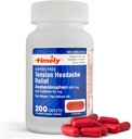 Idős - 200 Caplet - Feszültség Fejfájás és fájdalom Reliever Acetaminophen 500 mg és koffein 65 mg Extra Erő a fej, Nyak, Váll és a test fájdalom Reliever, Aspirin Free - Készült USA