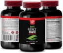 Verjüngungs-Schönheit - Graue Haar-Lösung - mit BIOTIN & FOLIC Säure - Netzteile Kapseln, Paba-Ergänzung, Gray-Haar-Ergänzung, Folate-Ergänzung für Frauen, Vitamine für graues Haar Reversal, 1B 60 Caps