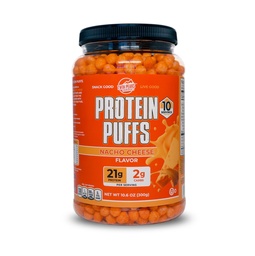 Twin Peaks Protein Puffs - (Nacho Cheese), Keto Friendly, Low Carb Snack (300g, 21g Protein, 2g Net Carbs, High Protein, Egészséges Crunchy Snack)