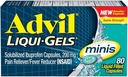Advil Liqui- Gels Minis, 80 kapszula üvegenként (5 üveg)