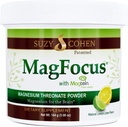 Suzy Cohen Magfocus Magnézium Threonate Powder Dietary Supplement 200mg, Egészséges idegek, Support Cognition, Energy, Csontegészség, Stevia, Lemon Flavor, 60 szerváció